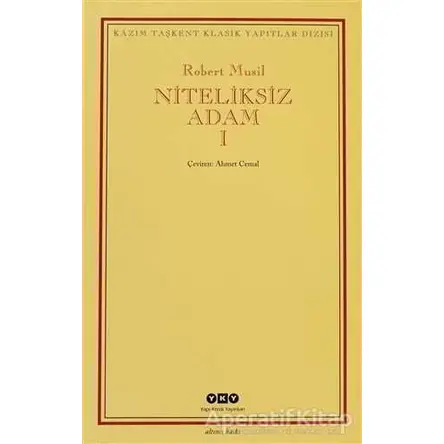 Niteliksiz Adam 1 - Robert Musil - Yapı Kredi Yayınları