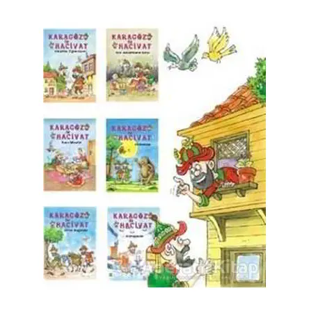 Karagöz ile Hacivat (6 Kitap Takım) - Suat Karadağ - Damla Yayınevi