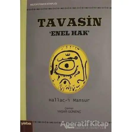 Tavasin - Hallac-ı Mansur - Yaba Yayınları