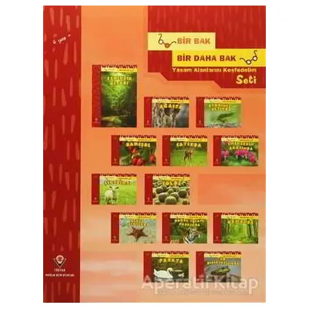 Bir Bak Bir Daha Bak - Yaşam Alanlarını Keşfedelim Seti - Marilyn Marks - TÜBİTAK Yayınları