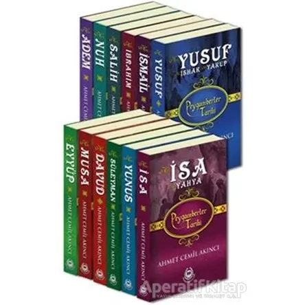 Peygamberler Tarihi (12 Kitap Takım) - Ahmet Cemil Akıncı - Bahar Yayınları
