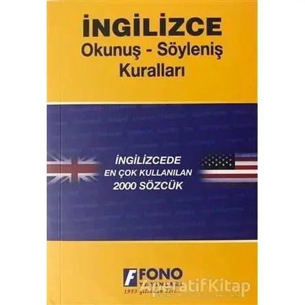 İngilizce Okunuş - Söyleniş Kuralları - Şükrü Meriç - Fono Yayınları