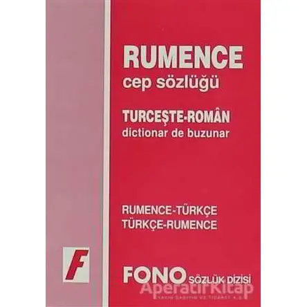 Rumence / Türkçe - Türkçe / Rumence Cep Sözlüğü - Birsen Çankaya - Fono Yayınları