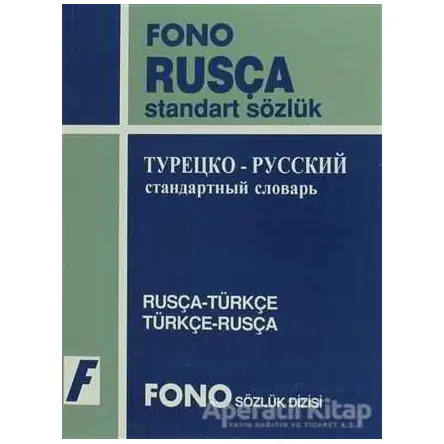 Rusça / Türkçe - Türkçe / Rusça Standart Sözlük - Kolektif - Fono Yayınları