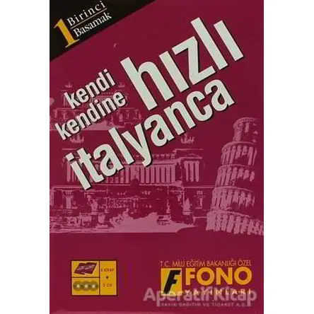 Hızlı İtalyanca 1. Basamak (3 Kitap - Seslendirmeli) - Kolektif - Fono Yayınları