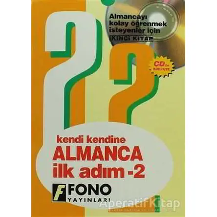 Almanca İlk Adım 2 (Sesli Kitap) - Kolektif - Fono Yayınları