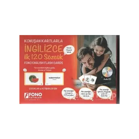 Konuşan Kartlarla İngilizce ilk 120 Sözlük - Kolektif - Fono Yayınları