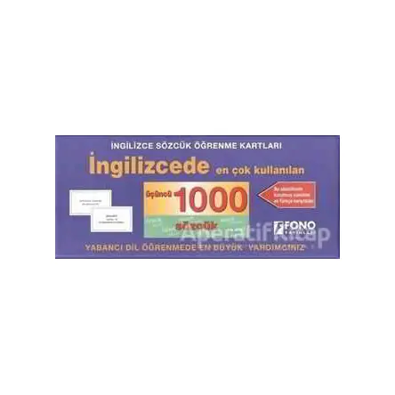 İngilizcede En Çok Kullanılan Üçüncü 1000 Sözcük - Kolektif - Fono Yayınları