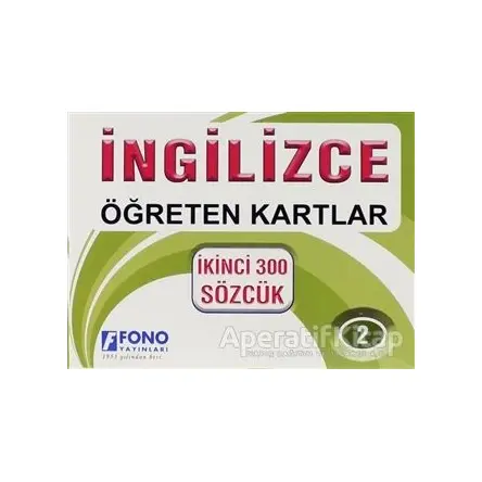 İngilizce Öğreten Kartlar 2 - Şükrü Meriç - Fono Yayınları