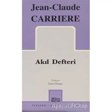 Akıl Defteri - Jean-Claude Carriere - Mitos Boyut Yayınları