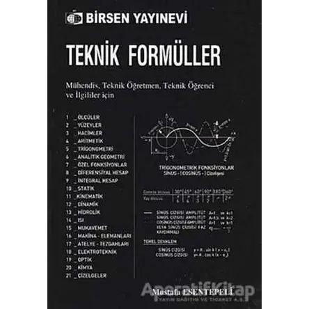 Teknik Formüller - Mustafa Esentepeli - Birsen Yayınevi