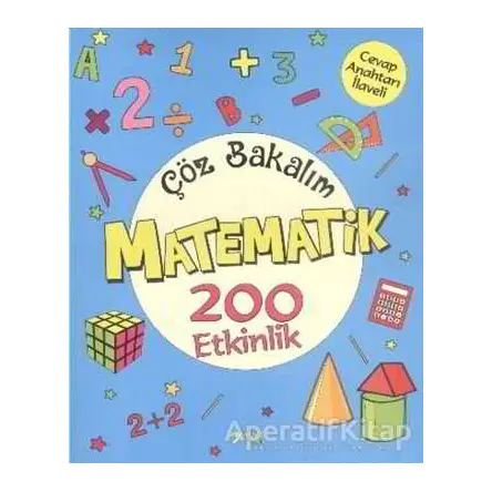 Çöz Bakalım Matematik 200 Etkinlik - Nurten Ertaş - Yuva Yayınları