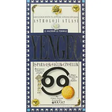 Astroloji Atlası Yengeç 21 Haziran / 22 Temmuz İş - Para - Aşk - Sağlık - Cinsellik