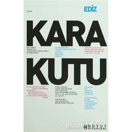 Kara Kutu - Ediz - Boyut Yayın Grubu