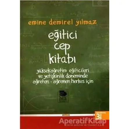 Eğitici Cep Kitabı - Emine Demirel Yılmaz - İmge Kitabevi Yayınları
