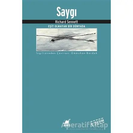 Saygı - Richard Sennett - Ayrıntı Yayınları
