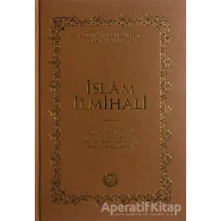 İslam İlmihali - Rahmi Yaran - Marmara Üniversitesi İlahiyat Fakültesi Vakfı