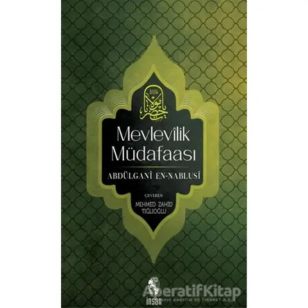 Mevlevilik Müdafaası - Abdülgani en-Nablusi - İnsan Yayınları
