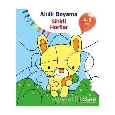 Akıllı Boyama - Sihirli Harfler - Kolektif - Uçanbalık Yayıncılık