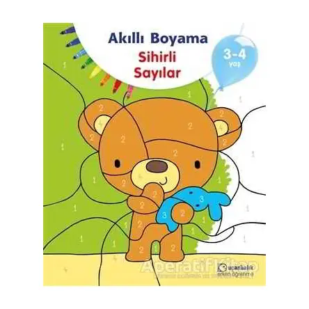 Akıllı Boyama - Sihirli Sayılar - Kolektif - Uçanbalık Yayıncılık