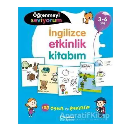 İngilizce Etkinlik Kitabım - Öğrenmeyi Seviyorum 3-6 Yaş - Kolektif - Uçanbalık Yayıncılık