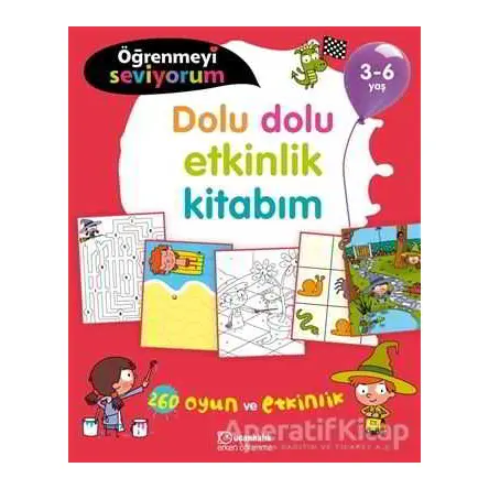 Dolu Dolu Etkinlik Kitabım - Öğrenmeyi Seviyorum 3-6 Yaş - Kolektif - Uçanbalık Yayıncılık