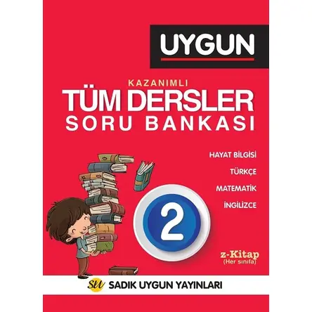 Sadık Uygun 2. Sınıf Tüm Dersler Kazanımlı Soru Bankası