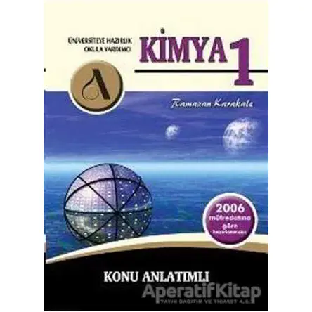 Kimya 1 Konu Anlatımlı - Ramazan Karakale - Altın Nokta Basım Yayın - Kaynak Kitaplar