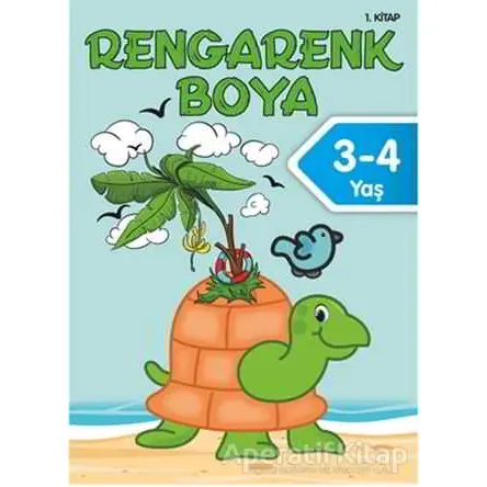 Rengarenk Boya 3-4 Yaş (1. Kitap) - Kolektif - Doğan Egmont Yayıncılık