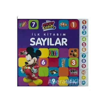 Mickey ve Çılgın Yarışçılar - İlk Kitabım Sayılar - Kolektif - Doğan Egmont Yayıncılık