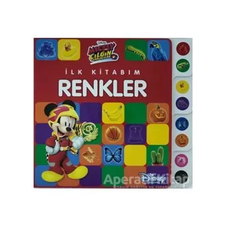 Mickey ve Çılgın Yarışçılar - İlk Kitabım Renkler - Kolektif - Doğan Egmont Yayıncılık