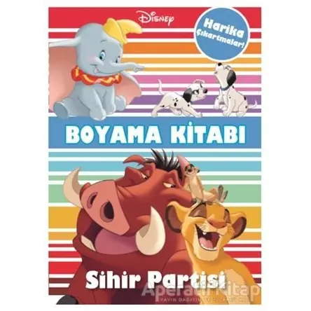 Disney Sihir Partisi Çıkartmalı Boyama Kitabı - Kolektif - Doğan Egmont Yayıncılık