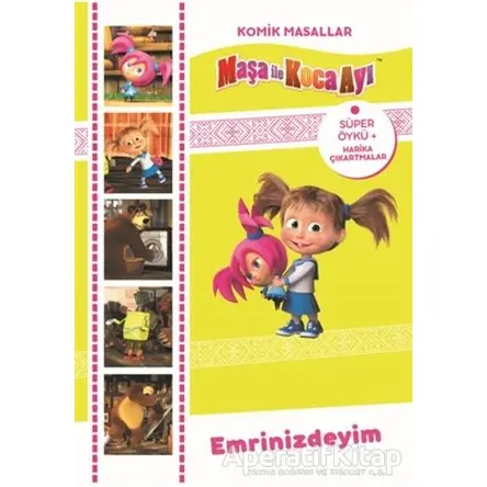 Maşa ile Koca Ayı Komik Masallar - Emrinizdeyim - Kolektif - Doğan Egmont Yayıncılık
