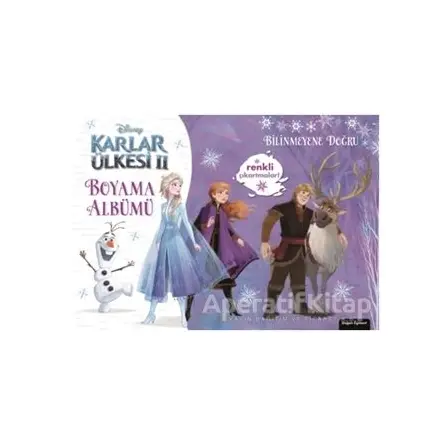 Disney Karlar Ülkesi 2 - Boyama Albümü Bilinmeyene Doğru - Kolektif - Doğan Egmont Yayıncılık