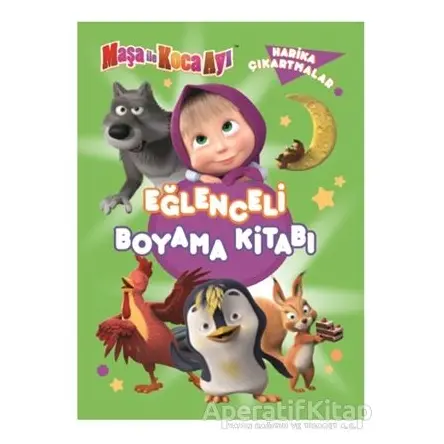 Maşa İle Koca Ayı - Eğlenceli Boyama Kitabı - Kolektif - Doğan Egmont Yayıncılık