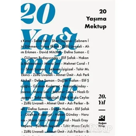 20 Yaşıma Mektup - Kolektif - Doğan Kitap