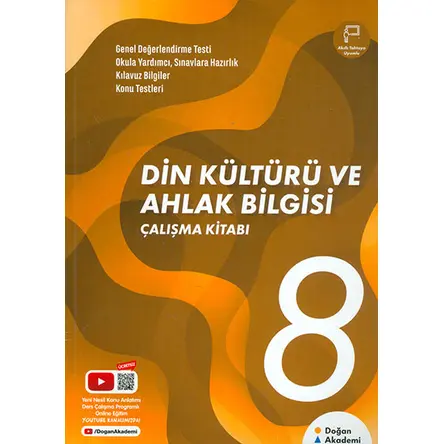 8.Sınıf Din Kültürü Çalışma Kitabı Doğan Akademi