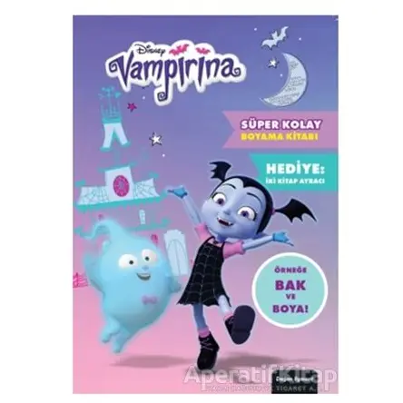 Disney Vampirina Süper Kolay Boyama Kitabı - Kolektif - Doğan Egmont Yayıncılık