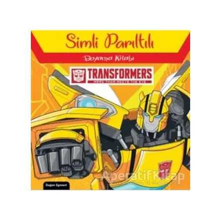 Transformers Simli Parıltılı Boyama Kitabı - Kolektif - Doğan Egmont Yayıncılık