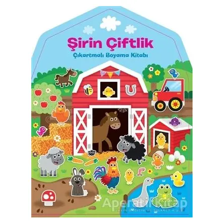 Şirin Çiftlik Çıkartmalı Boyama Kitabı - Kolektif - Doğan Kitap