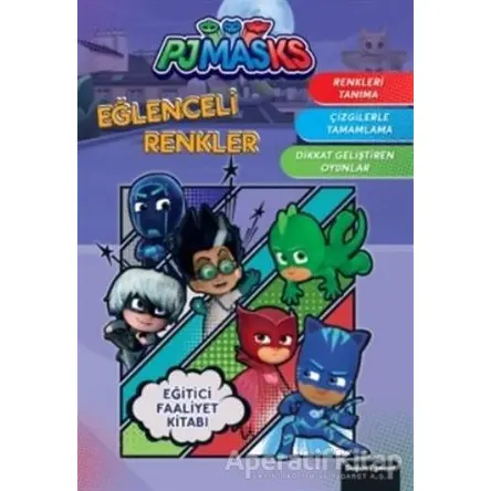 Pjmasks - Eğlenceli Renkler - Kolektif - Doğan Egmont Yayıncılık