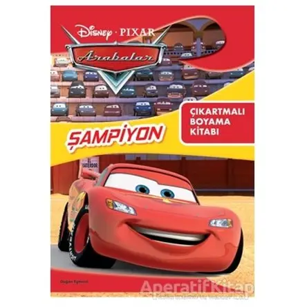 Disney Pixar Arabalar Şampiyon Çıkartmalı Boyama Kitabı - Kolektif - Doğan Egmont Yayıncılık