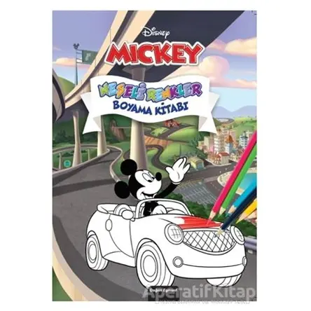 Disney Mickey Neşeli Renkler Boyama Kitabı - Kolektif - Doğan Egmont Yayıncılık