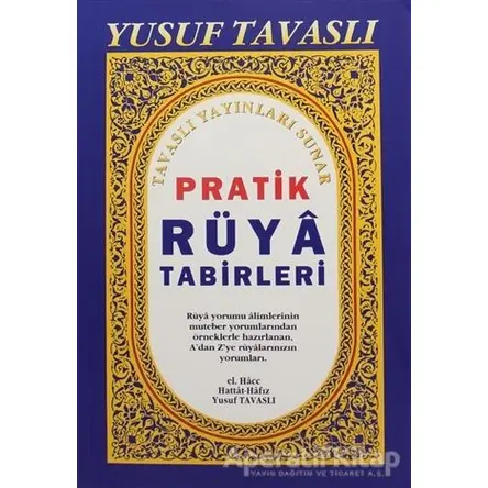 Pratik Rüya Tabirleri (Kod B46) - Yusuf Tavaslı - Tavaslı Yayınları