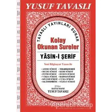 Kolay Okunan Sureler - Yasin-i Şerif (Cami Boy) (CB01) - Yusuf Tavaslı - Tavaslı Yayınları