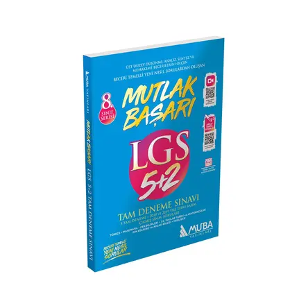 8.Sınıf LGS Mutlak Başarı 5+2 Tam Deneme Sınavı Muba Yayınları