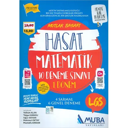 Muba LGS 1.Dönem Matematik 10 Deneme Sınavı