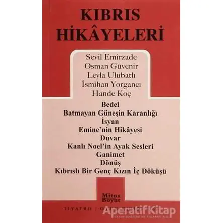 Kıbrıs Hikayeleri - Osman Güvenir - Mitos Boyut Yayınları