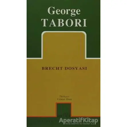 Brecht Dosyası - George Tabori - Mitos Boyut Yayınları
