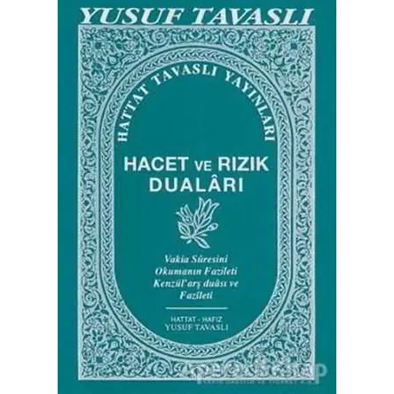 Hacet ve Rızık Duaları (C13) - Yusuf Tavaslı - Tavaslı Yayınları